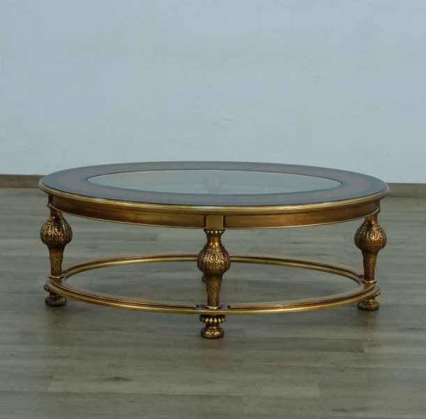 European Furniture - Bellagio Coffee Table in Antique Bronze- 30018-OCT - GreatFurnitureDeal