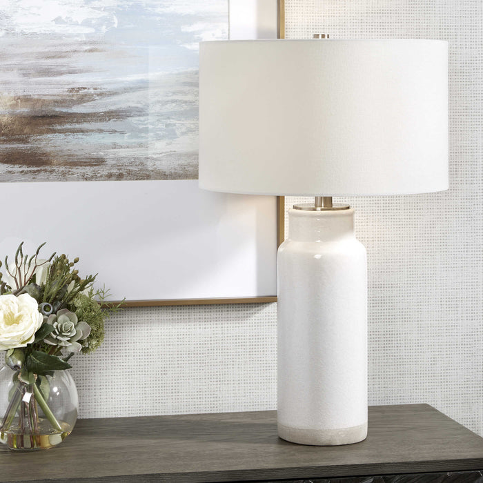 Uttermost - Albany White Farmhouse Table Lamp - 30038 - GreatFurnitureDeal