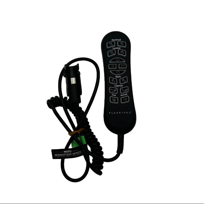 Pride Mobility - Lift Chair Power Headrest, Power Recline, Lumbar W/ Heat & Massage Replacement Hand Wand Remote with 14 Buttons - HSW310-D4-FS - GreatFurnitureDeal