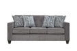 Southern Home Furnishings - Wowza Sofa in Grey - 3006-00 Wowza Mink Sofa - GreatFurnitureDeal