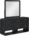 Meridian Furniture - Parker Black Ash Veneer Dresser - 300Black-D - GreatFurnitureDeal