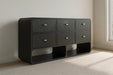 Meridian Furniture - Parker Black Ash Veneer Dresser - 300Black-D - GreatFurnitureDeal