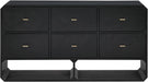 Meridian Furniture - Parker Black Ash Veneer Dresser - 300Black-D - GreatFurnitureDeal