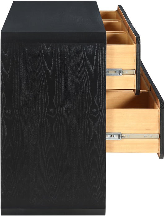 Meridian Furniture - Parker Black Ash Veneer Dresser - 300Black-D - GreatFurnitureDeal