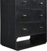 Meridian Furniture - Parker Black Ash Veneer Dresser - 300Black-D - GreatFurnitureDeal
