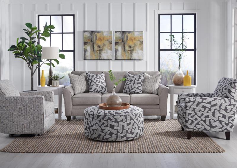 Southern Home Furnishings - Amos Sleeper Sofa in Mink - 3011-04 Amos Mink Sleeper Sofa - GreatFurnitureDeal