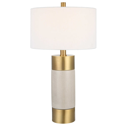 Uttermost - Adelia Ivory & Brass Table Lamp - 30124-1 - GreatFurnitureDeal