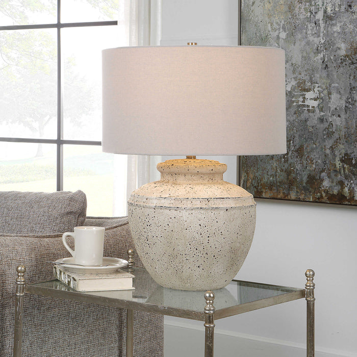 Uttermost - Artifact Aged Stone Table Lamp - 30162-1 - GreatFurnitureDeal