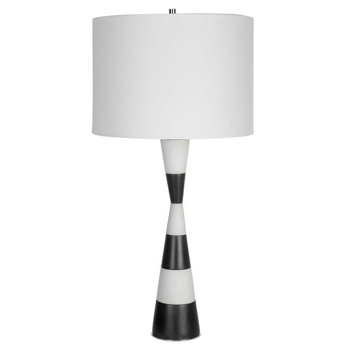 Uttermost - Bandeau Banded Stone Table Lamp - 30165-1 - GreatFurnitureDeal