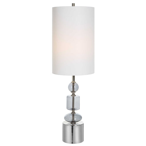 Uttermost - Stratus Gray Glass Buffet Lamp - 30178-1 - GreatFurnitureDeal