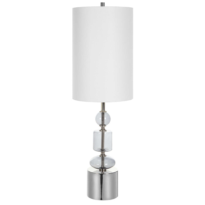 Uttermost - Stratus Gray Glass Buffet Lamp - 30178-1