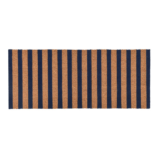 Classic Home - Doormat Striped - Multiple Size 24X57 in Black Natural - 3013224 - GreatFurnitureDeal