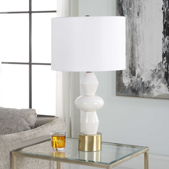 Uttermost - Architect White Table Lamp - 30185-1 - GreatFurnitureDeal