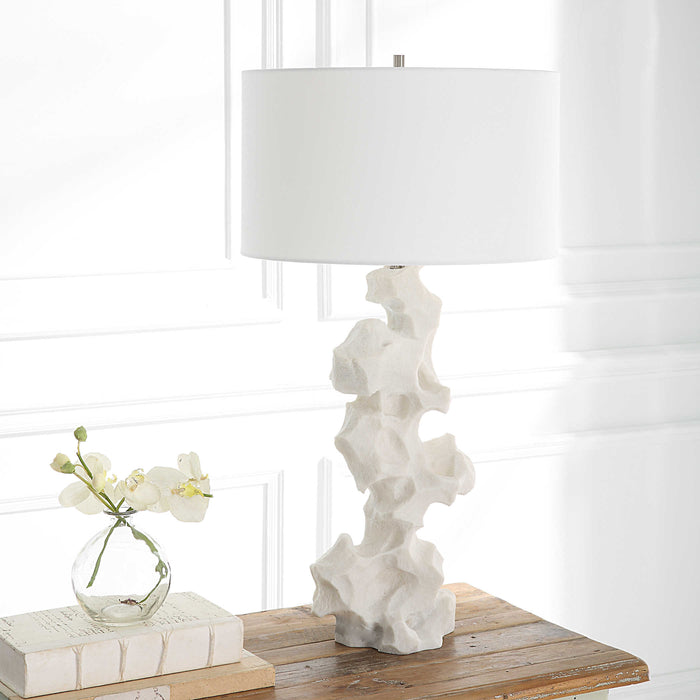 Uttermost - Remnant White Marble Table Lamp - 30198 - GreatFurnitureDeal