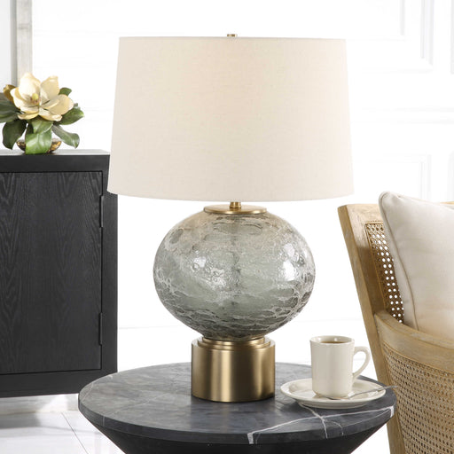 Uttermost - Lunia Gray Glass Table Lamp - 30200-1 - GreatFurnitureDeal