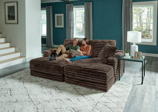 Jackson Furniture - Comfrey 2 Piece Sectional Sofa in Chocolate - 3045-75-76-CHO - GreatFurnitureDeal