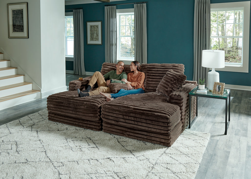 Jackson Furniture - Comfrey 2 Piece Sectional Sofa in Chocolate - 3045-75-76-CHO