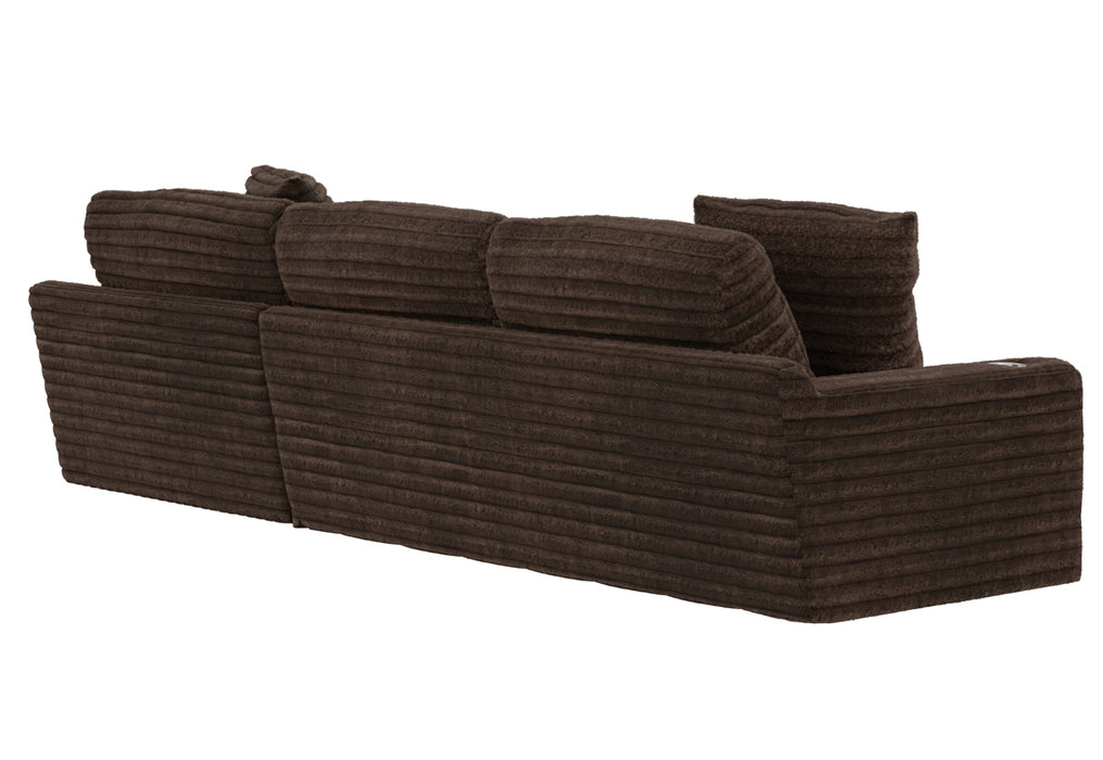 Jackson Furniture - Comfrey 2 Piece Sectional Sofa in Chocolate - 3045-63-76-CHO - GreatFurnitureDeal