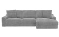 Jackson Furniture - Comfrey Moonstruck Fluff Daddy Chaise Sectional Sofa - 3045-63/3045-76-MTO - GreatFurnitureDeal