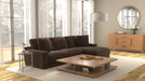 Jackson Furniture - Comfrey 2 Piece Sectional Sofa in Chocolate - 3045-63-76-CHO - GreatFurnitureDeal