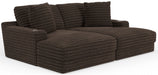 Jackson Furniture - Comfrey 2 Piece Sectional Sofa in Chocolate - 3045-75-76-CHO-MTO - GreatFurnitureDeal