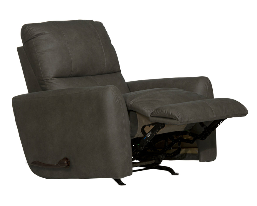 Catnapper - Dorian 3 Piece Reclining Living Room Set in Charcoal/Nutmeg - 3071-72-70-CHARCOAL - GreatFurnitureDeal