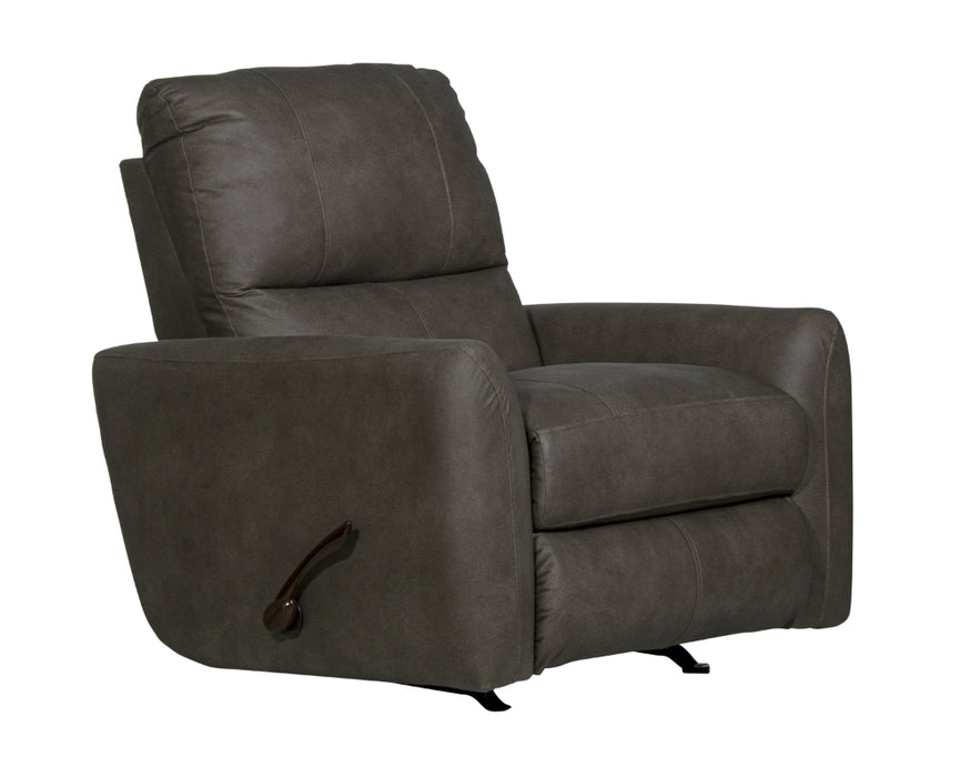 Catnapper - Dorian 3 Piece Reclining Living Room Set in Charcoal/Nutmeg - 3071-72-70-CHARCOAL - GreatFurnitureDeal