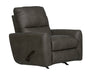 Catnapper - Dorian Power Wall Hugger Recliner in Charcoal/Nutmeg - 63070-4-CHARCOAL - GreatFurnitureDeal