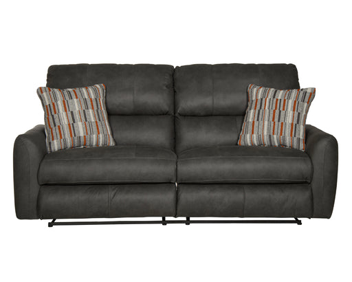 Catnapper - Dorian Power Reclining Sofa in Charcoal/Nutmeg - 63071-CHARCOAL - GreatFurnitureDeal
