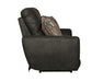 Catnapper - Dorian 3 Piece Power Reclining Living Room Set in Charcoal/Nutmeg - 63071-72-70-CHARCOAL - GreatFurnitureDeal