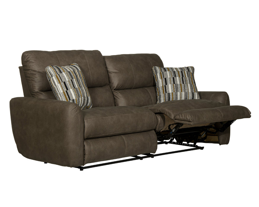 Catnapper - Dorian 2 Piece Power Reclining Sofa Set in Pebble/Eclipse - 63071-72-PEBBLE - GreatFurnitureDeal