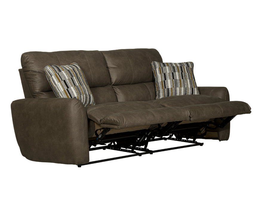 Catnapper - Dorian 2 Piece Reclining Sofa Set in Pebble/Eclipse - 3071-72-PEBBLE - GreatFurnitureDeal