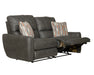 Catnapper - Dorian 3 Piece Reclining Living Room Set in Charcoal/Nutmeg - 3071-72-70-CHARCOAL - GreatFurnitureDeal