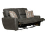 Catnapper - Dorian 2 Piece Reclining Sofa Set in Charcoal/Nutmeg - 3071-72-CHARCOAL - GreatFurnitureDeal