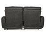 Catnapper - Dorian Power Reclining Loveseat in Charcoal/Nutmeg - 63072-CHARCOAL - GreatFurnitureDeal