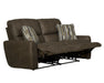 Catnapper - Dorian Power Reclining Loveseat in Pebble/Eclipse - 63072-PEBBLE - GreatFurnitureDeal