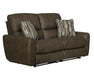 Catnapper - Dorian Power Reclining Loveseat in Pebble/Eclipse - 63072-PEBBLE - GreatFurnitureDeal