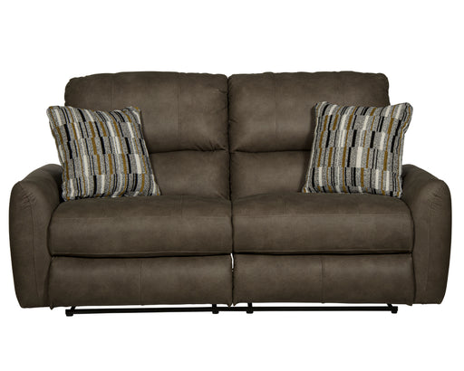 Catnapper - Dorian Power Reclining Loveseat in Pebble/Eclipse - 63072-PEBBLE - GreatFurnitureDeal