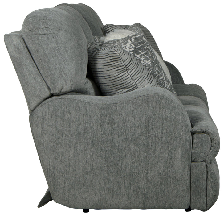 Catnapper - Zane Power Reclining Sofa in Shark - 63091-SHARK - GreatFurnitureDeal