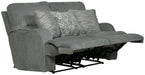 Catnapper - Zane 2 Piece Power Reclining Sofa Set in Shark - 63091-92-SHARK - GreatFurnitureDeal