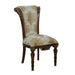 European Furniture - Veronica Dining Side Chair in Antique Dark Gold Leaf Set of 2 - 31062-SC - GreatFurnitureDeal