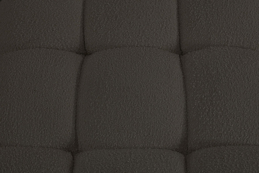 Meridian Furniture - Ames 204" Boucle Fabric Upholstered 7 Piece Modular Sectional - 611Brown-Sec7C - GreatFurnitureDeal