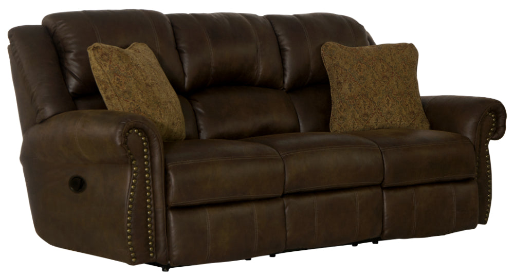Catnapper - Pickett 2 Piece Power Reclining Sofa Set in Walnut - 63131-32-WALNUT - GreatFurnitureDeal