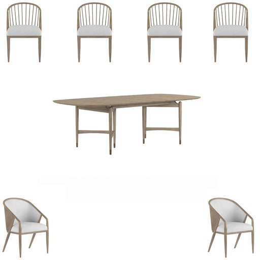 ART Furniture - Finn 7 Piece Rectangular Dining Table Set in Tawny - 313220-2803-7SET - GreatFurnitureDeal