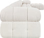 Meridian Furniture - Ames 204" Boucle Fabric Upholstered 7 Piece Modular Sectional - 611Cream-Sec7D - GreatFurnitureDeal