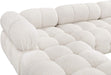 Meridian Furniture - Ames 204" Boucle Fabric Upholstered 7 Piece Modular Sectional - 611Cream-Sec7D - GreatFurnitureDeal