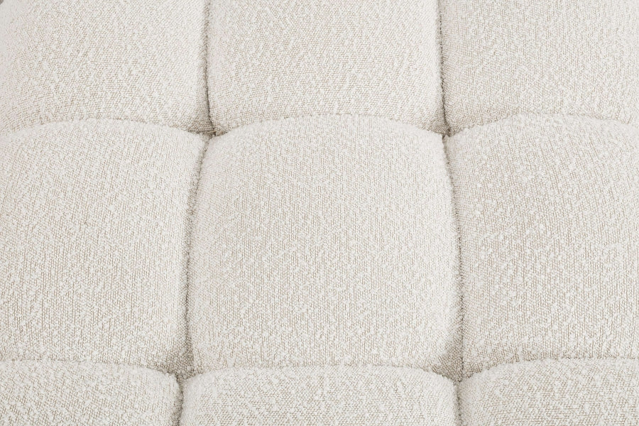 Meridian Furniture - Ames 204" Boucle Fabric Upholstered 8 Piece Modular Sectional - 611Cream-Sec8B - GreatFurnitureDeal