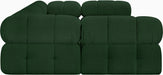 Meridian Furniture - Ames 102" Boucle Fabric Upholstered 6 Piece Modular Sectional - 611Green-Sec6C - GreatFurnitureDeal