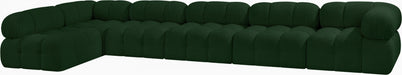 Meridian Furniture - Ames 170" Boucle Fabric Upholstered 6 Piece Modular Sectional - 611Green-Sec6E - GreatFurnitureDeal
