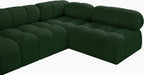 Meridian Furniture - Ames 170" Boucle Fabric Upholstered 6 Piece Modular Sectional - 611Green-Sec6E - GreatFurnitureDeal